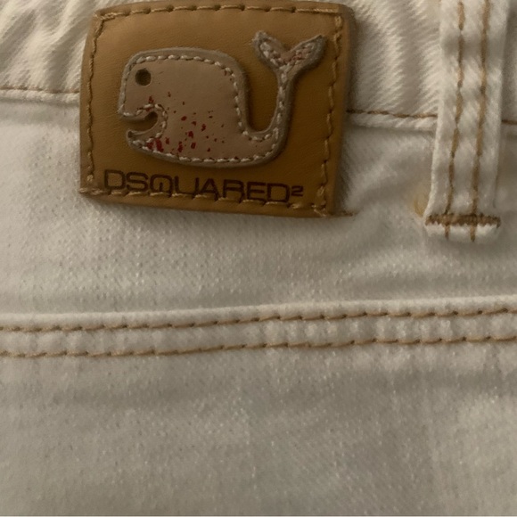 DSQUARED2 Off White Skinny Low Rise Men’s Jeans Size IT46 US30 - Picture 8 of 8